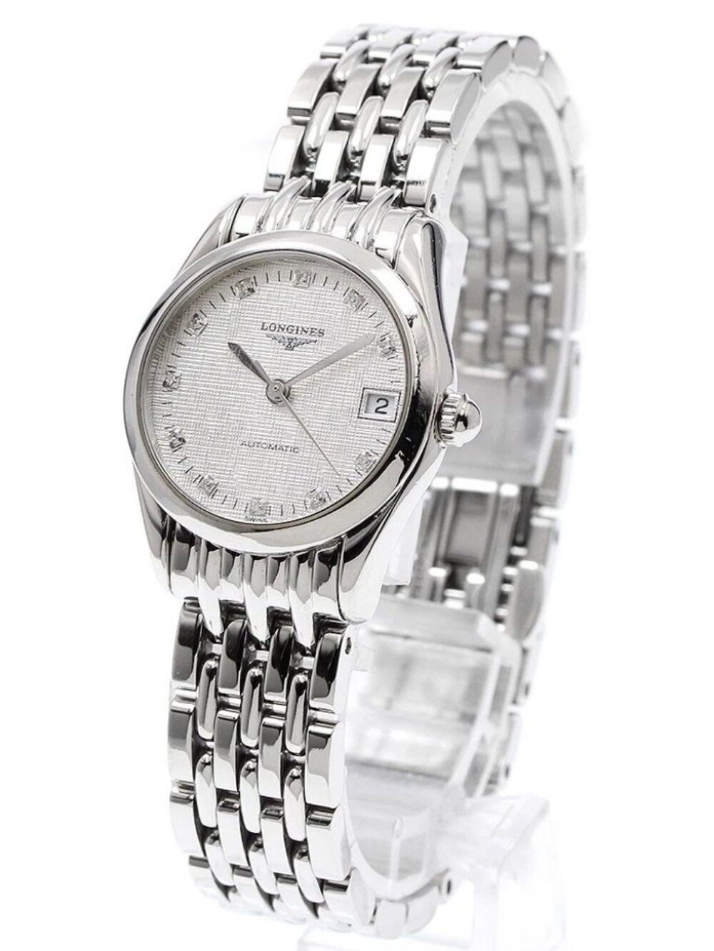 LONGINES Grand Classic L4.298.4 11P Diamond Date Automatic Ladies Watch_923563
